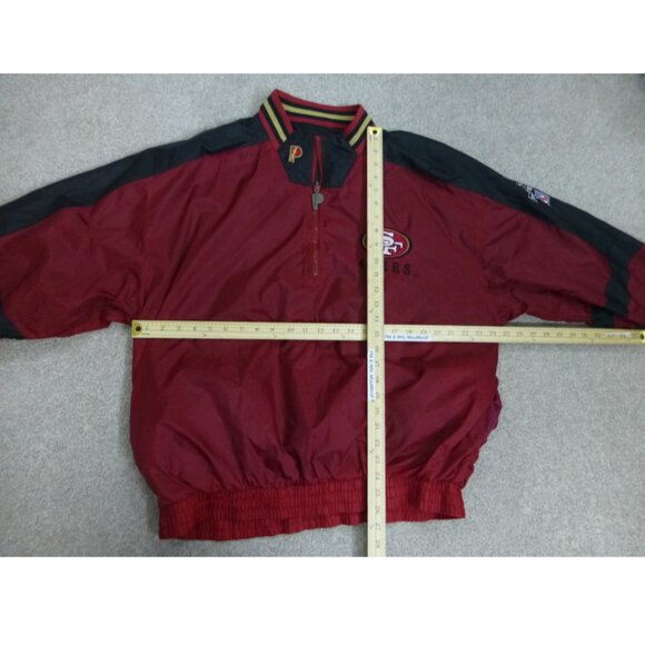 Vintage San Francisco 49ers Pro Player Reversible Wind Breaker Jacket (Size L) - Picture 13 of 15